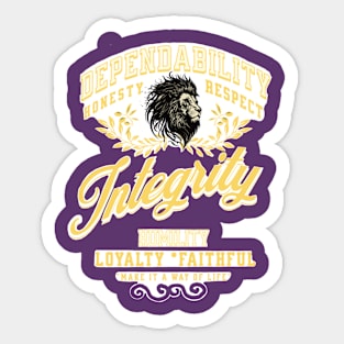 The Lion of Success Sticker